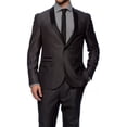 thumbnail image 1 of Adam Baker 191BQ Men's Slim Fit Shawl Collared Tuxedo - Charcoal - 38R, 1 of 1