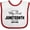 White and Red, variant on Inktastic My First Juneteenth June 19, 1865 Boys or Girls Baby Bib