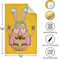 thumbnail image 5 of Funny Rock Potato Kitchen Tea Towels Set of 1 Absorbent Hand Dish Towels, Easter Bunny Ear Dishcloths Lint-Free 18x28 Inch Fast Drying for Cooking Baking Home Clean, 5 of 7