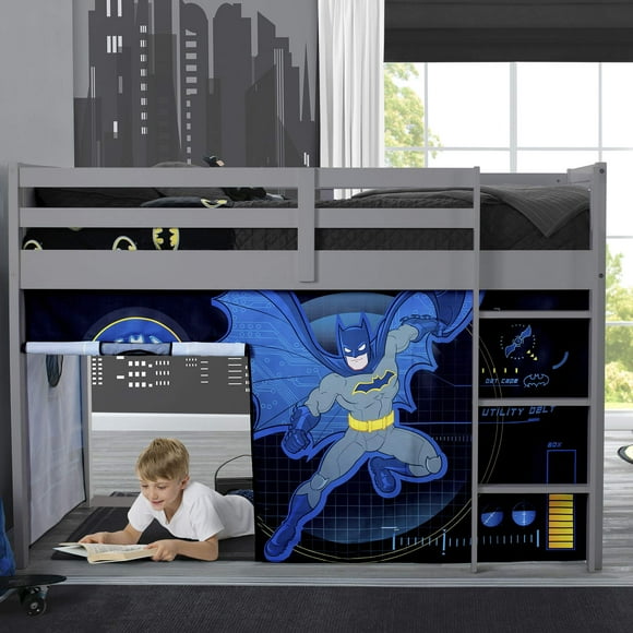Carpa tipo loft Delta Children Batman Low Twin, 191 x 93 x 94 cm
