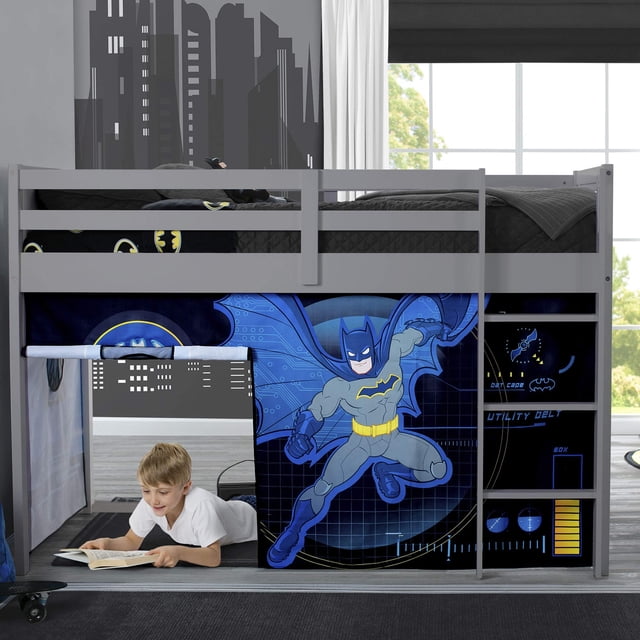 Carpa tipo loft Delta Children Batman Low Twin, 191 x 93 x 94 cm