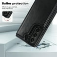thumbnail image 5 of ETFAST Wallet Leather Phone Case For Samsung Galaxy Z Fold 6 Fold5 Fold4 Fold3 Multi Card Zipper Phone case, 5 of 9