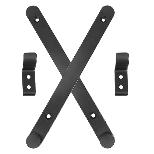 HAMPPLIES 1 Set of Cabinet Drawer Track Guide in Black Plastic for Home Improvement