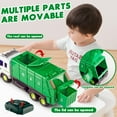 thumbnail image 3 of MesaSeCA Remote Control Excavator and Garbage Truck Toys with LED Lights - Perfect for Young Builders  Interactive Construction Vehicles for Kids Ages 3+, 3 of 7