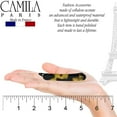 thumbnail image 2 of Camila Paris CP2798 French Hair Barrette Clip for Girls, Handmade, Tokyo, Metal-Free Closure Strong Hold Grip Hair Clips for Women, No Slip and Durable Styling Girls Hair Accessories, Made in France, 2 of 35