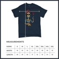 thumbnail image 5 of Tee Hunt Frida Kahlo Sugar Skull T-Shirt Calavera Day of The Dead Men's Tee, Navy Blue, Large, 5 of 5