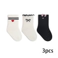 thumbnail image 2 of LYMAYTER 3 Pair ‌‌Infant Baby Unisex Cotton Socks Crew Length Gift Pack for Newborns Toddlers‌ 0-8Y, 2 of 7