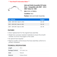 thumbnail image 2 of Inlet and Outlet Assembly Oil Cooler Hose - Compatible with 2007 - 2014 GMC Yukon XL 1500 2008 2009 2010 2011 2012 2013, 2 of 2