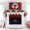 thumbnail image 4 of Coolmade 20 Pcs 5.5 in Christmas Tree Decorative Silk Flower Gold Poinsettia Bush and Red Poinsettia Bush Artificial Flowers Red Glitter Poinsettia Christmas Tree Ornaments, 4 of 7