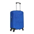 thumbnail image 3 of Vsdgher Blue Glitter Print Luggage Cover Washable Suitcase Cover Protector Anti-scratch Suitcase cover Fits 18-32 Inch Luggage, 3 of 8