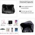 thumbnail image 5 of BU FA Black Evening Clutch Bag Bling Crystal Rhinestone Purse for Women Sparkly Handbag Crossbody Bucket Bag for Evening Wedding Party Prom, 5 of 6