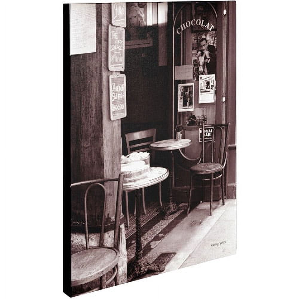 Trademark Fine Art 'Paris Cafe' Canvas Art by Kathy Yates
