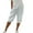 Green, variant on Womens Pants Women's Cotton and Linen Striped Pocket Elastic Casual Pants Women's Quarter Pants Black 1 PC