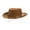 Brown, variant on dgysar Junior Cowboy Hat Western Party Hat with Rope Detail for Youth Dress-Up, Unisex Pink 1PC