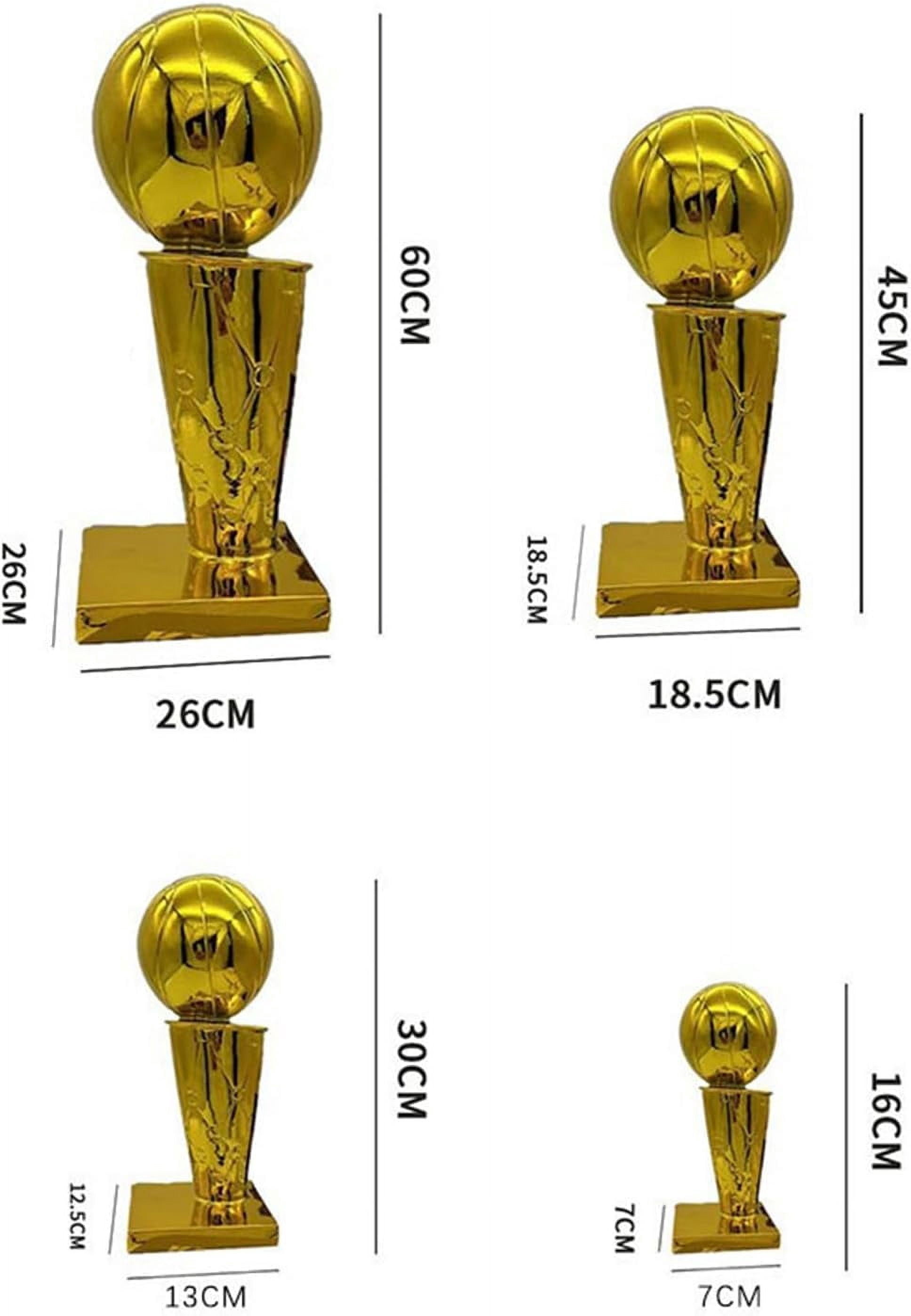 11.8inch/30cm Replica Basketball Champion Larry O'Brien Trophy, Golden State Crafts Souvenir Plated Award Model Cup Fans Gift,1,1,Resin