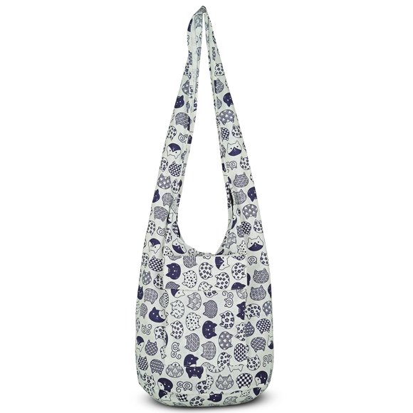 Tu acogedor bolso bandolera Boho bolso de algodón hecho a mano para unisex