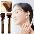 thumbnail image 3 of Ultra-thin Tongue-shaped Foundation Brush Makeup Tools Does Not Absorb Much Product Makeup Brush Flawless Coverage Widely Widened Flat Head Mask Brush Soft Bristles, 3 of 8