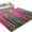 Light Gray Dark Green Rose Red, variant on Area Rugs 5'x7', Pink Green Oil Painting Carpet Runner Indoor Outdoor Rugs Home Decor Aesthetic, Modern Abstract Summer Botanical Non Slip Mats Washable Accent Rug for Living Room Bedroom