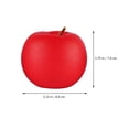 thumbnail image 2 of HOOWIFFY Ceramic Apples Desktop Ornament Red 1Pc, 2 of 6
