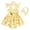 Yellow, variant on Yibosean Baby Girls' Bee 1st Birthday Dress Romper 2-Pc set with Headband,0-12Months