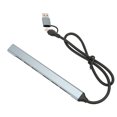 thumbnail image 2 of Tipo C Hub aleación de aluminio tipo C estación de acoplamiento 5 Gbps 7 interfaces para PC portátil tableta ANGGREK Otros, 2 of 8