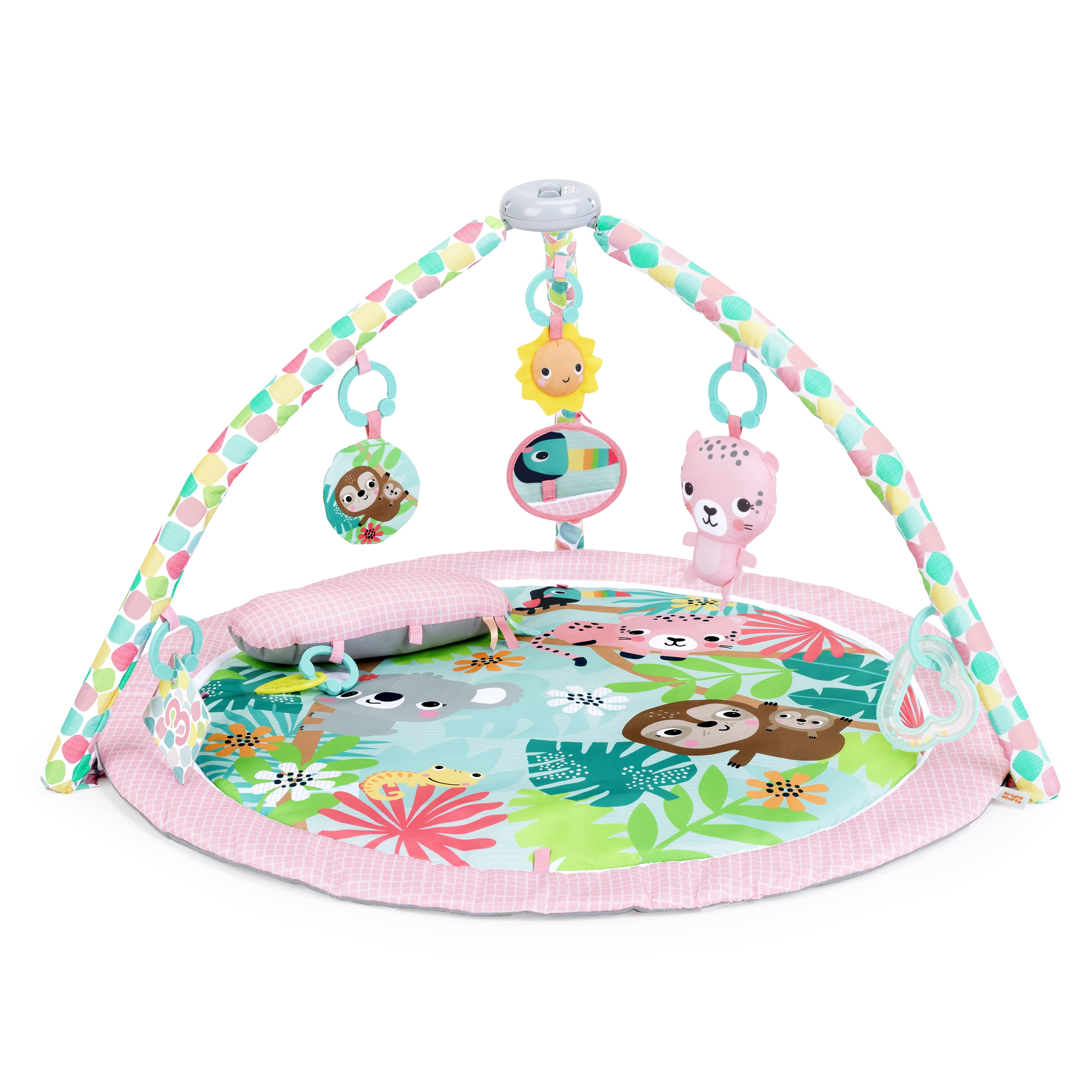 Bright Starts Pop 'n Wiggle Rosy Rainforest FoldAway Activity Gym