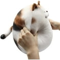 thumbnail image 3 of Chat Peluche Chat Coussin Coussin Peluche Jouet Mignon Poupée Peluche Confort, 3 of 5