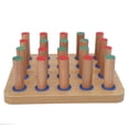 thumbnail image 1 of Wooden Insertion Plate, Finger Dexterity Wood Peg Board System  for Stoke, 1 of 8