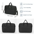 thumbnail image 2 of Uxcell 15 Inch Laptop Briefcase Bag with Adjustable Shoulder Strap, Black, 2 of 7