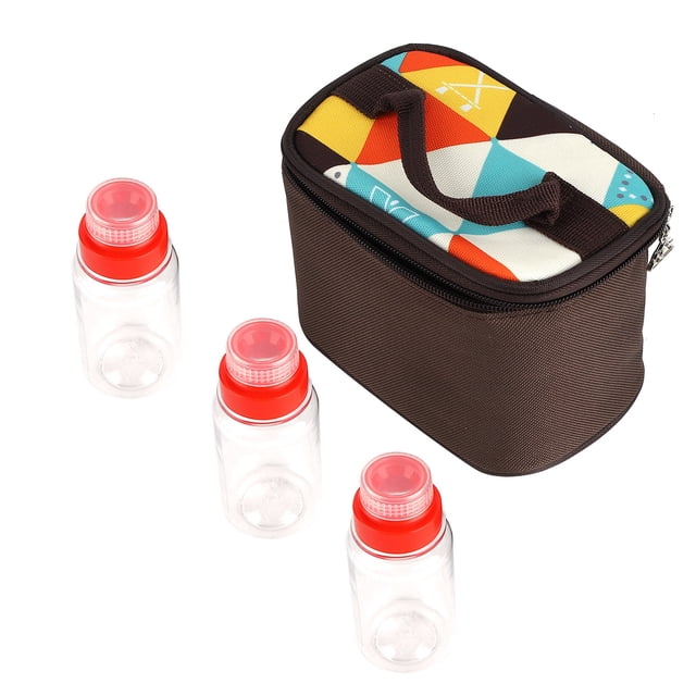 Bolsa Organizadora Jadeshay Cesta de Picnic Portátil Tarro de Condimentos Camping