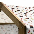 thumbnail image 4 of Sushi Pet House, Tasty Rolls and Nigiri Scattered in Random Order Traditional Cuisine Concept, Outdoor & Indoor Portable Dog Kennel with Pillow and Cover, 5 Sizes, Multicolor, by Ambesonne, 4 of 4
