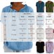 thumbnail image 3 of Neewe Cotton Linen Basic T Shirts for Women Pleated Crew Neck Short Sleeve Summer Solid Loose Fit Plain Casual Tops, 3 of 7