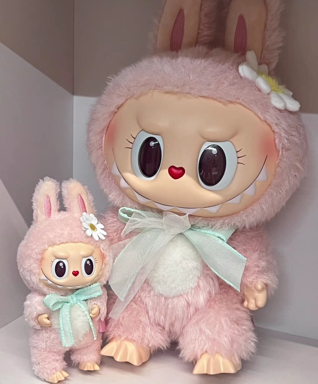Pop Mart The Monsters Labubu Mokoko Close To Sweet Vinyl Plush Doll