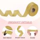 thumbnail image 2 of Uxcell 1-Pack Cinta de Sesgo Extra Ancha de Doble Pliegue, 1.2 Pulgadas x 55 Yardas Cinta de Satén para Coser/Colchar/Dobladillar [Caqui], 2 of 6