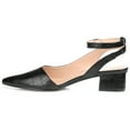 thumbnail image 3 of Journee Womens Keefa Pointed Toe Low Block Heel Pumps, Widths Available, 3 of 10