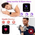 thumbnail image 3 of Smartwatch TAEPOK Militar Impermeable Rastreador de Fitness para Hombres, 3 of 7