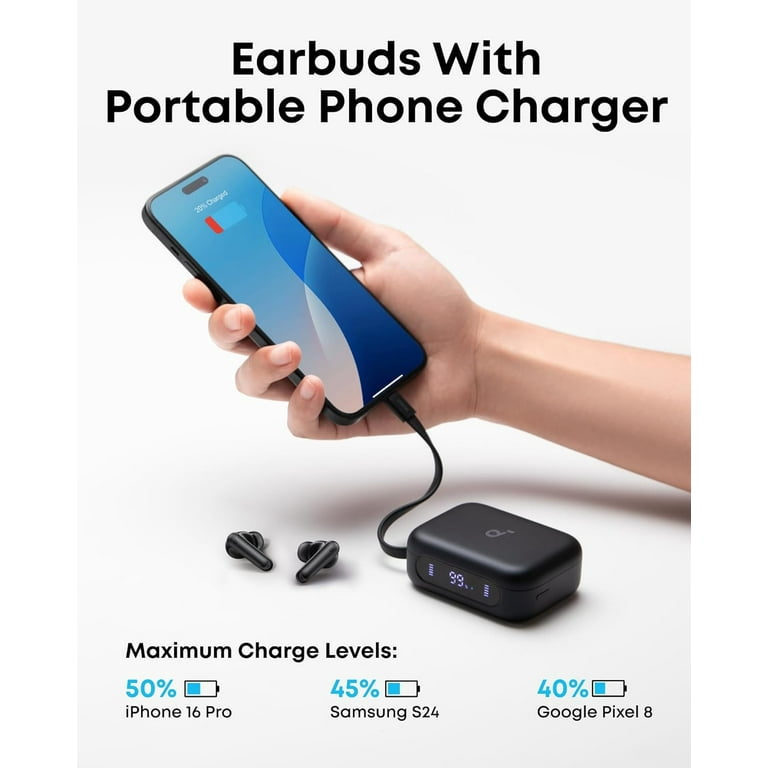 Soundcore P41i by Anker, Adaptive Noise Cancelling Earbuds with