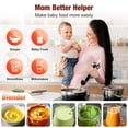 thumbnail image 5 of Immersion Blender, 1100W Immersion Blender Handheld with 21 Speeds & Turbo Boost – 3-in-1 Hand Blender for Purees, Baby Food, Milkshakes, Soups & Smoothies, 5 of 10