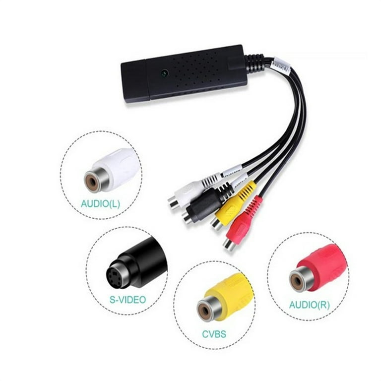 New Arrival USB2.0 VHS to DVD Audio Video Digital Converter Adapter Capture  Card With Software CD For Win 7/8/10 - AliExpress