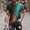 Green, variant on Fnnxeal Mens Orange 3D Galaxy Print Quick Dry T-Shirt Moisture Wicking Stretchy Crew Neck Gym Tee Big and Tall Sizes 5XL 6XL 7XL Short Sleeve,Size 5XL
