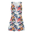 thumbnail image 4 of Womens Sleeveless Floral Sundress Casual Summer Dress Beach Vacation Dress Lightweight A-Line Tank Dresses, 4 of 6