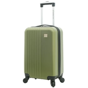 Travelers Club 20" Spinner Rolling Carry-on Luggage, Green