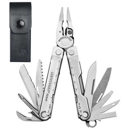 Leatherman 831551 Rebar with Leather (Best Leatherman Tool For Camping)