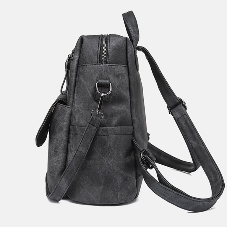 PU Leather Backpack Purse Multipurpose Handbag Shoulder Bag Travel Spencer Backpack Purse for Women PU Leather Travel Bag  main image 3