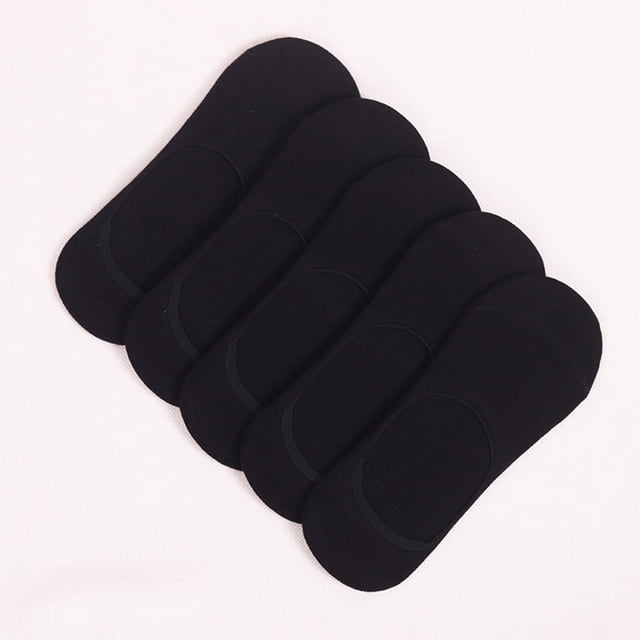 Mens Silicone Non Slip Shallow Mouth Simple Low Top Comfortable Boat Socks