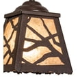 thumbnail image 4 of Meyda 237100 6 in. Square Spruce Pine Mini Ceiling Pendant Fixtures, 4 of 7
