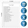 thumbnail image 3 of To Do List Desk Notepad with Multiple Lines - 5.5x8" 50 Sheets - Undated Tear Off Notebook Calendar - Habit Planning Tracker, Task Checklist Organizer, 3 of 6