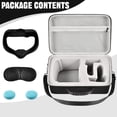 thumbnail image 2 of Case for Oculus Quest 2 VR Headset and Controllers, with Face Cover and Lens Protector for Travel Protection– Grey, 2 of 8