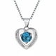 thumbnail image 1 of Mujeres Colgante Amatista Corazón Clavícula Cadena de Plata Natural en forma de Collar Collares Colgantes, 1 of 2