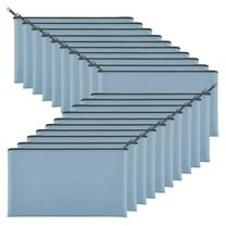 20 Pack Money Bags 11.5 x 6.1 Inch Bank Deposit Bags with Zipper A